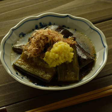 秋茄子の煮浸し